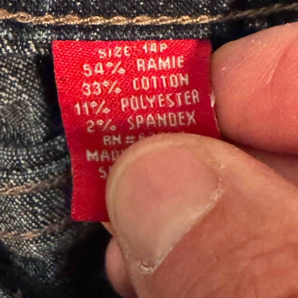 Westport Blue denim Jeans size 14 petite no stains or wear - Picture 4 of 6